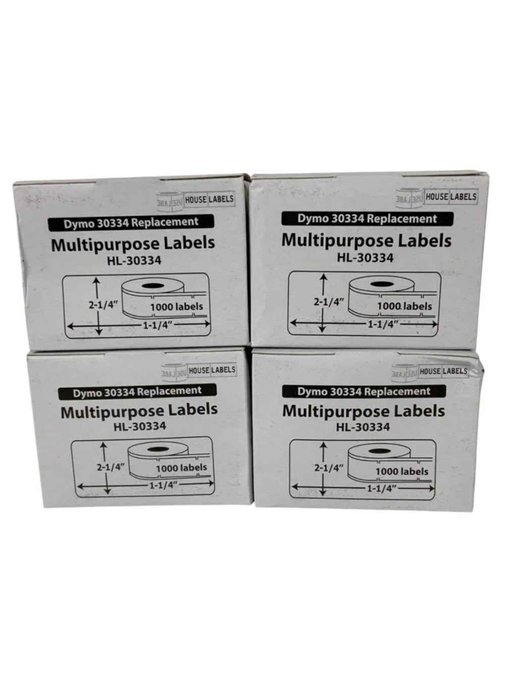 House Labels 30334 Dymo Compatible Labels 2-1/4